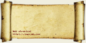 Anđela Ranđelović vizit kartica